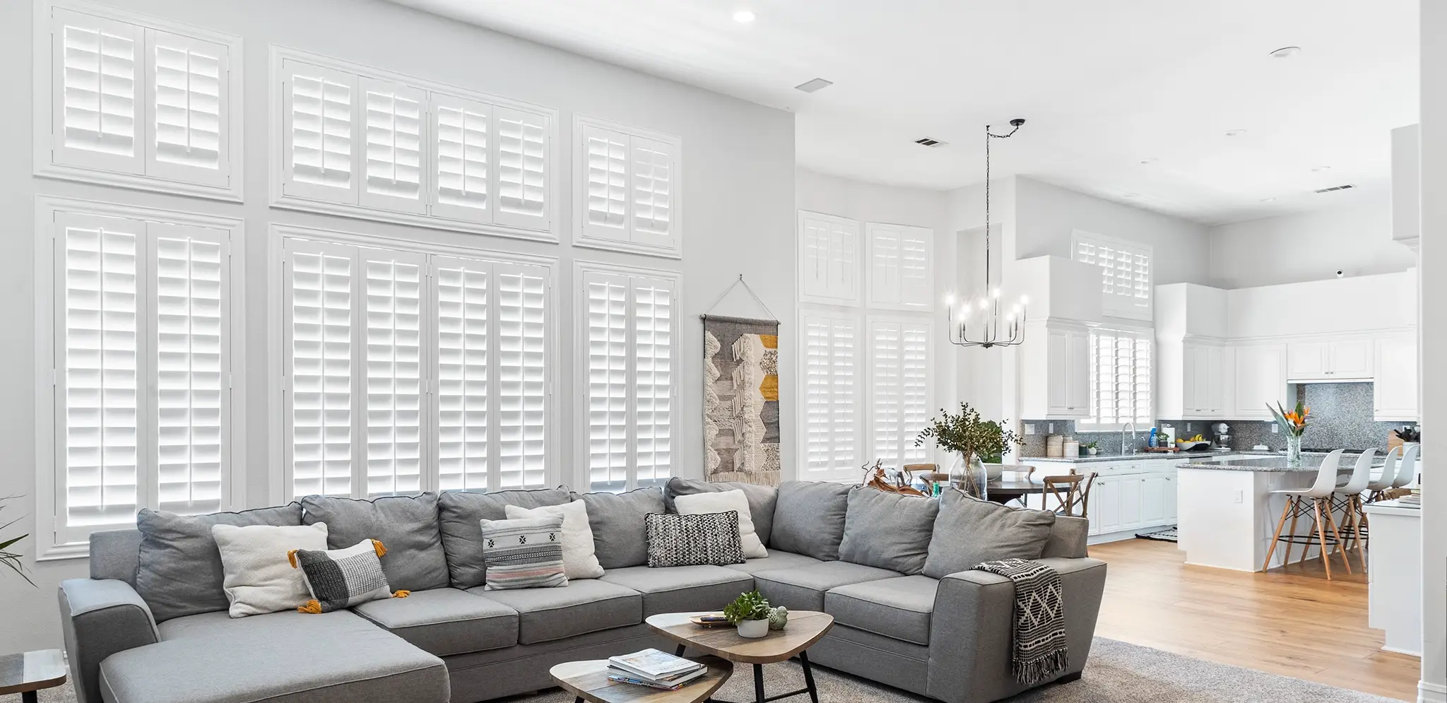 Shutters in a Jacksonville living room