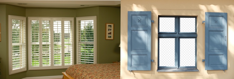 Jacksonville Florida indoor and outdoor shutters