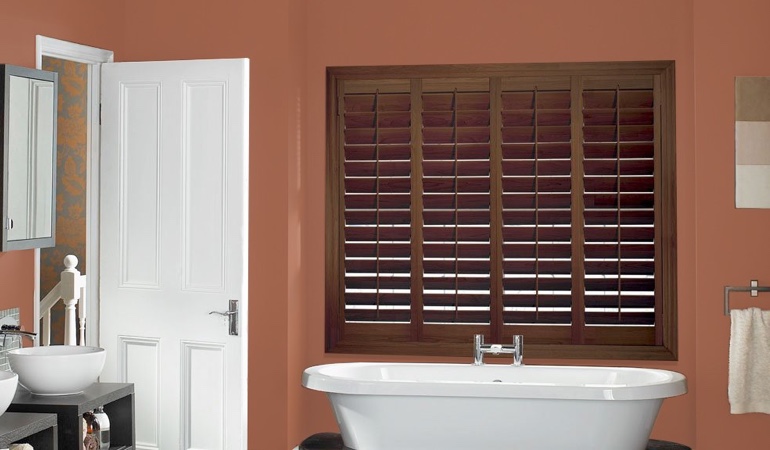 Put spare paint to proper use and give your area a new life. Plantation shutters in a bathroom