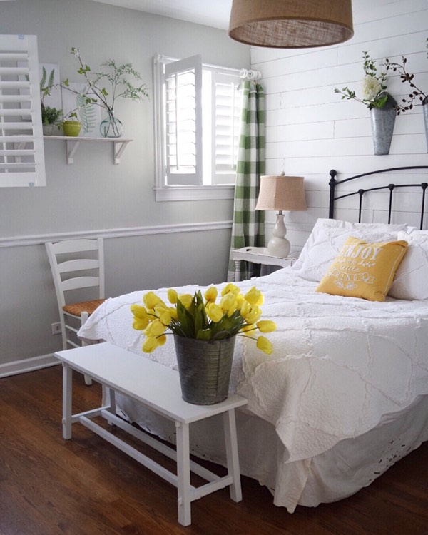 Jacksonville cottage bedroom shutters