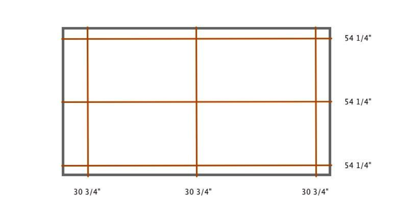 Jacksonville plantation shutter measurement diagram