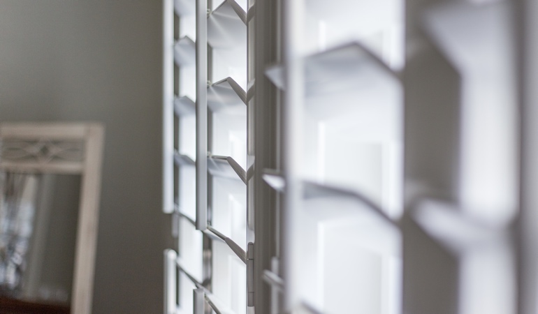 Your faux wood shutters should have solid louvers if you’re looking for energy efficiency and a real-wood feel. Faux Wood Plantation Shutters in Jacksonville