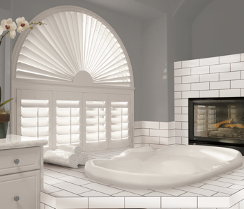 Customizable Shutters in Jacksonville bathroom